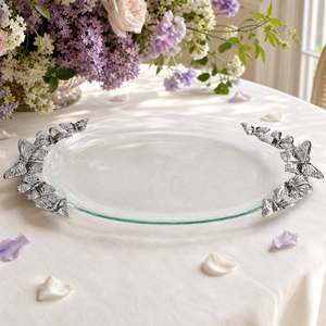 Butterfly Glass Platter 4