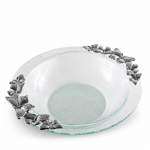Butterfly Glass Salad Bowl 1