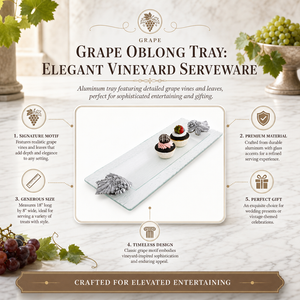 Grape Oblong Tray 10