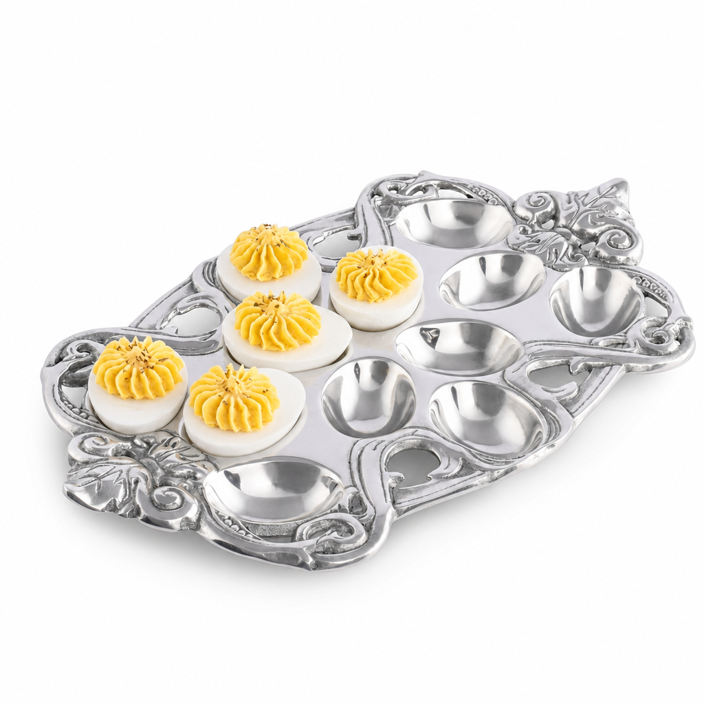 Fleur-De-Lis Deviled Egg Holder 1