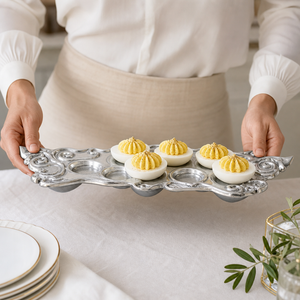 Fleur-De-Lis Deviled Egg Holder 8