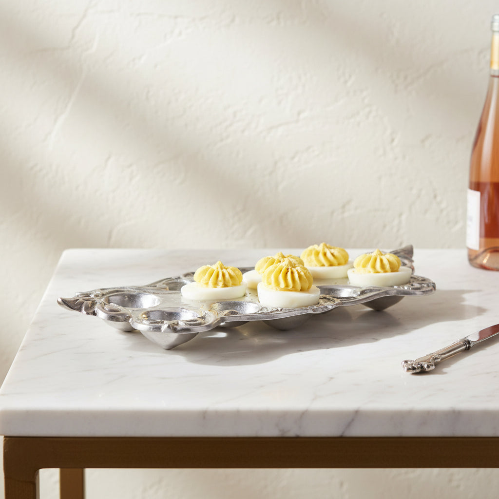 Fleur-De-Lis Deviled Egg Holder 10