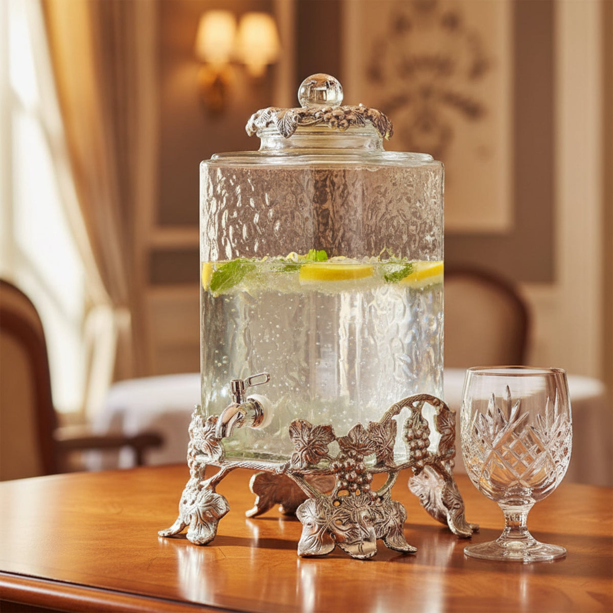 Elevated Grape Beverage Server 9