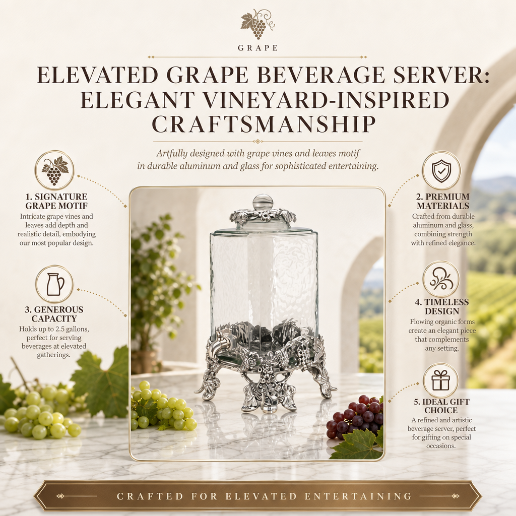 Elevated Grape Beverage Server 11