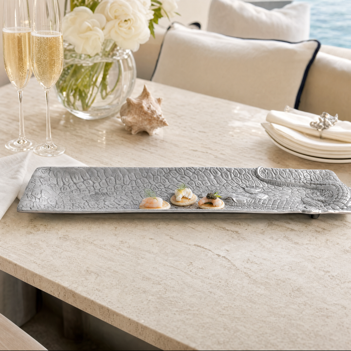 Alligator Oblong Tray 8