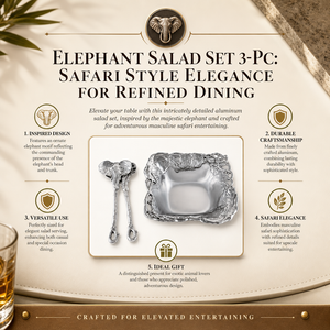 Elephant Salad Set 3-Pc 7