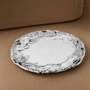 Horse Round Tray 12 2