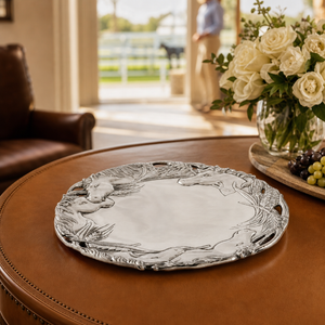 Horse Round Tray 12 9
