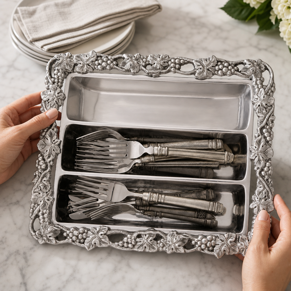 Grape Flatware Caddy 8