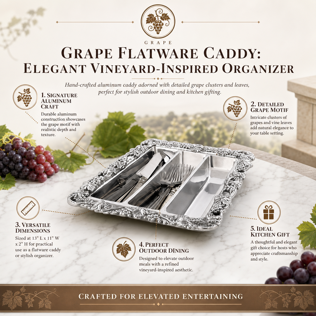 Grape Flatware Caddy 11