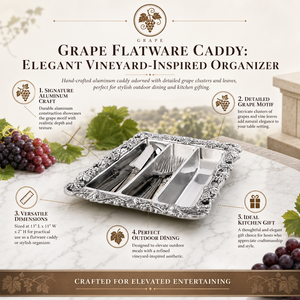 Grape Flatware Caddy 11