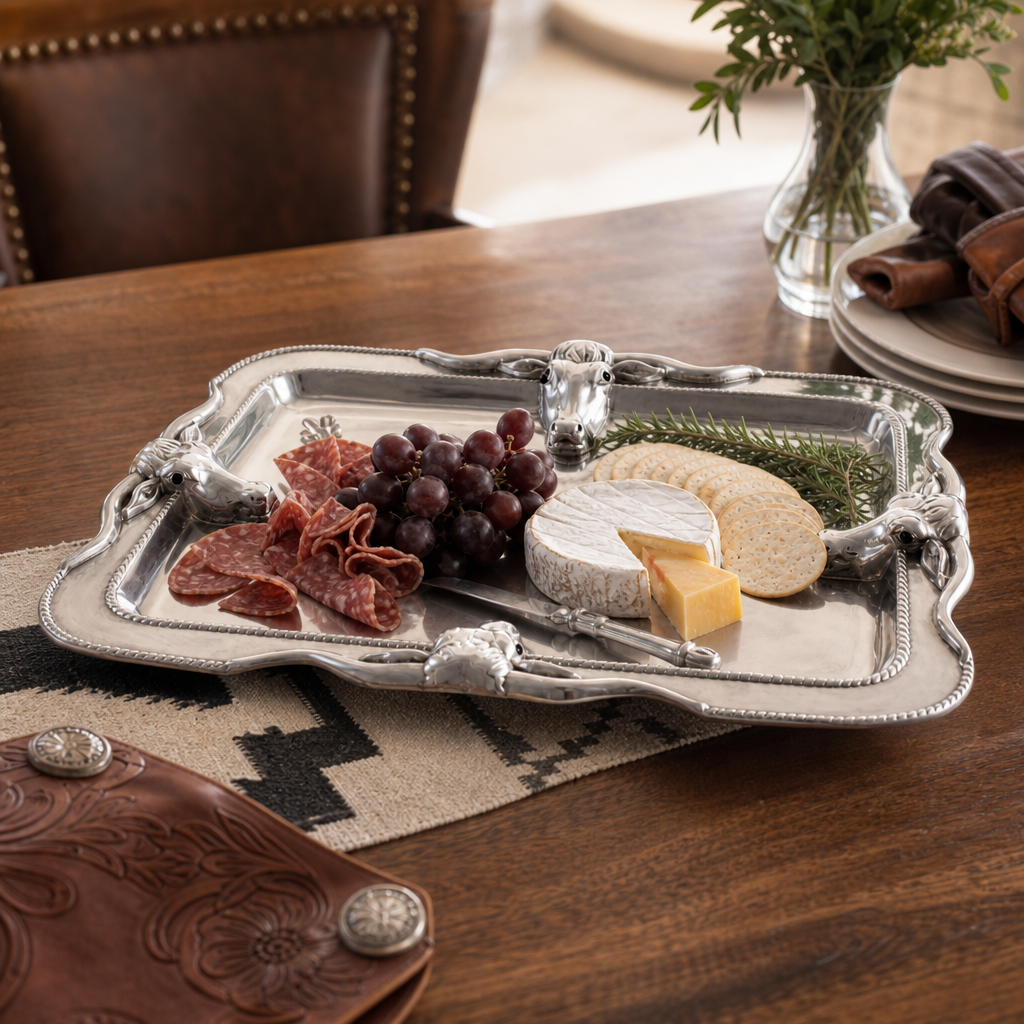 Longhorn Platter Large 6