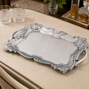 Fleur-De-Lis Rectangle Tray 2