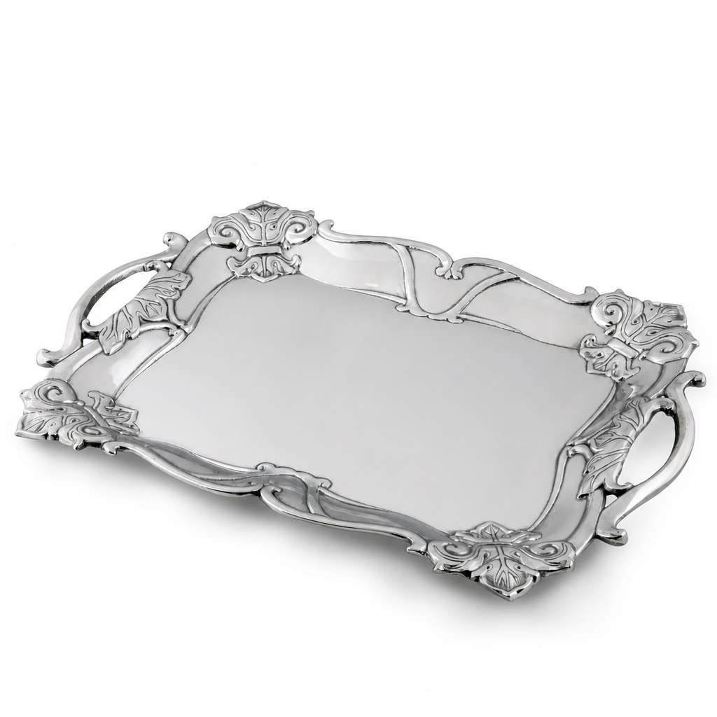 Fleur-De-Lis Rectangle Tray 1