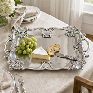 Fleur-De-Lis Rectangle Tray 5