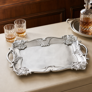Fleur-De-Lis Rectangle Tray 3