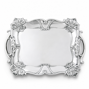 Fleur-De-Lis Rectangle Tray 8