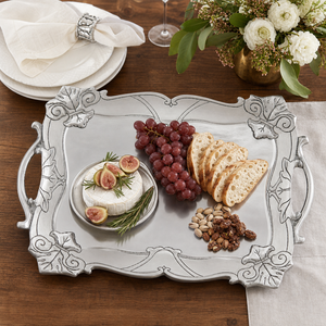 Fleur-De-Lis Rectangle Tray 6