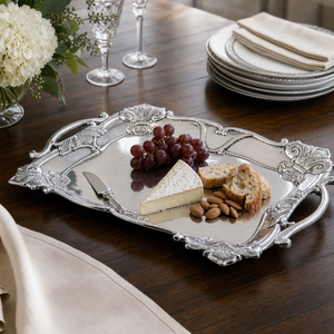 Fleur-De-Lis Rectangle Tray 7
