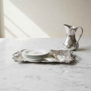 Fleur-De-Lis Rectangle Tray 12