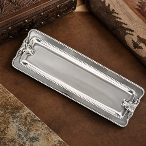 Longhorn with Braid Oblong Tray 3