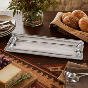 Longhorn with Braid Oblong Tray 6