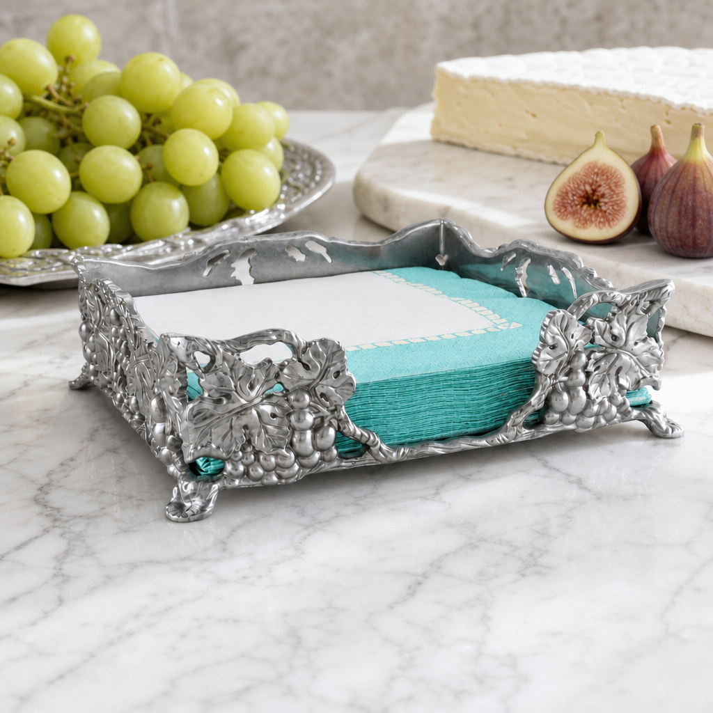 Grape Luncheon Napkin Box 5