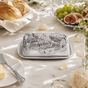 Arthur Court Butterfly Butterfly Butter Dish