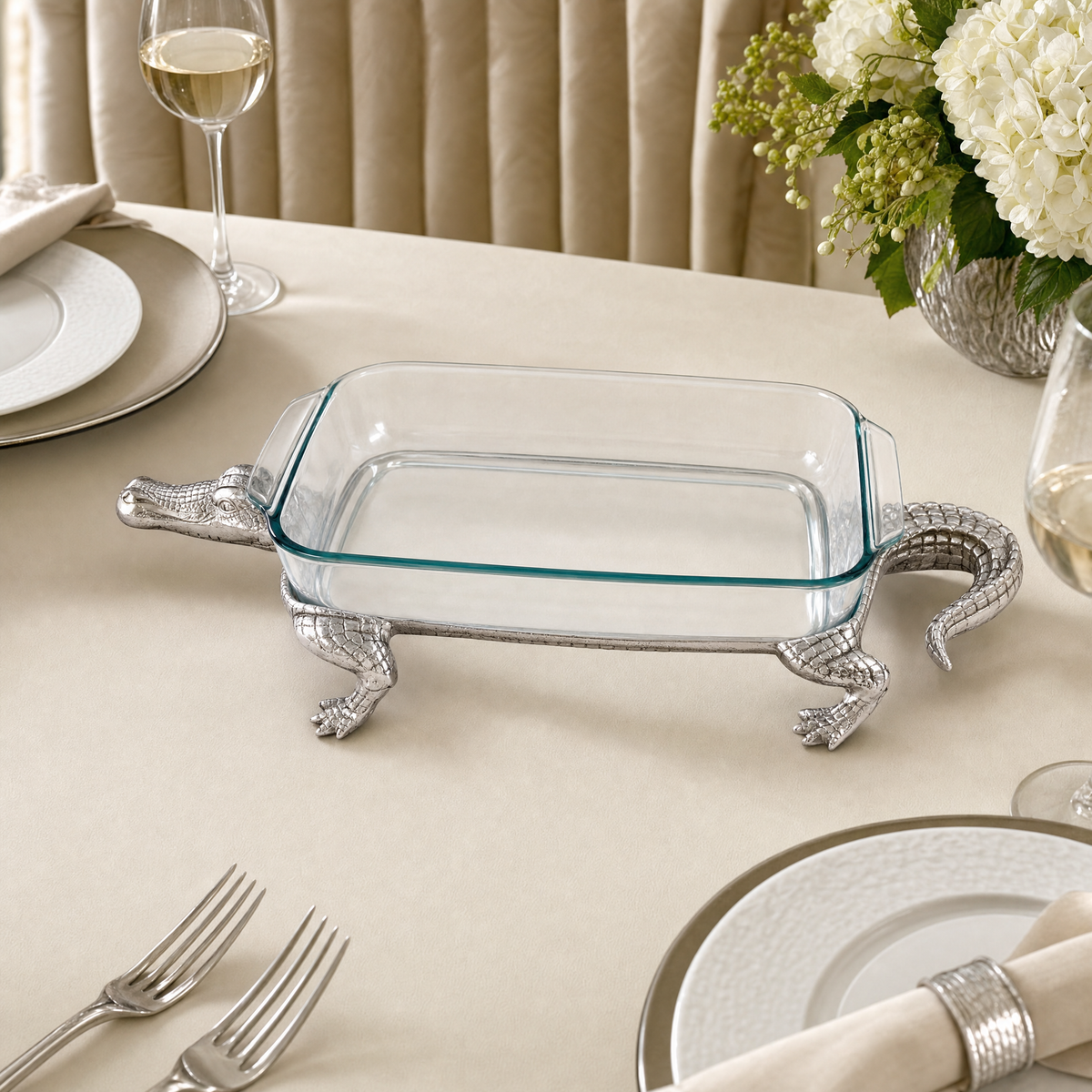 Alligator Pyrex Holder 3qt 5