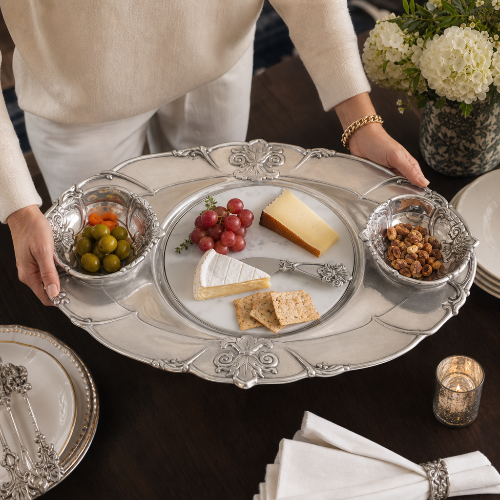 Fleur-De-Lis Tray Entertainment 4