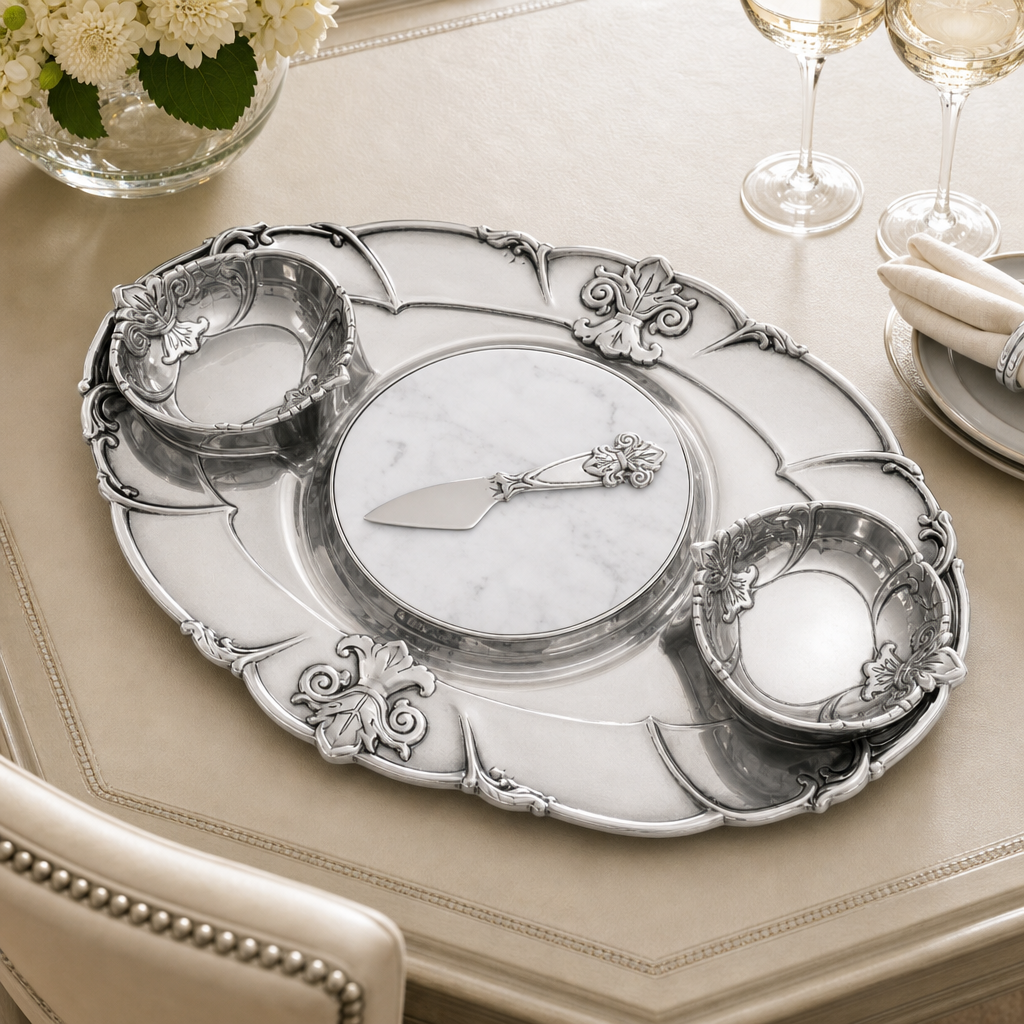 Fleur-De-Lis Tray Entertainment 1