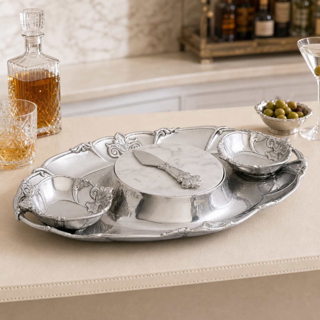 Fleur-De-Lis Tray Entertainment 3