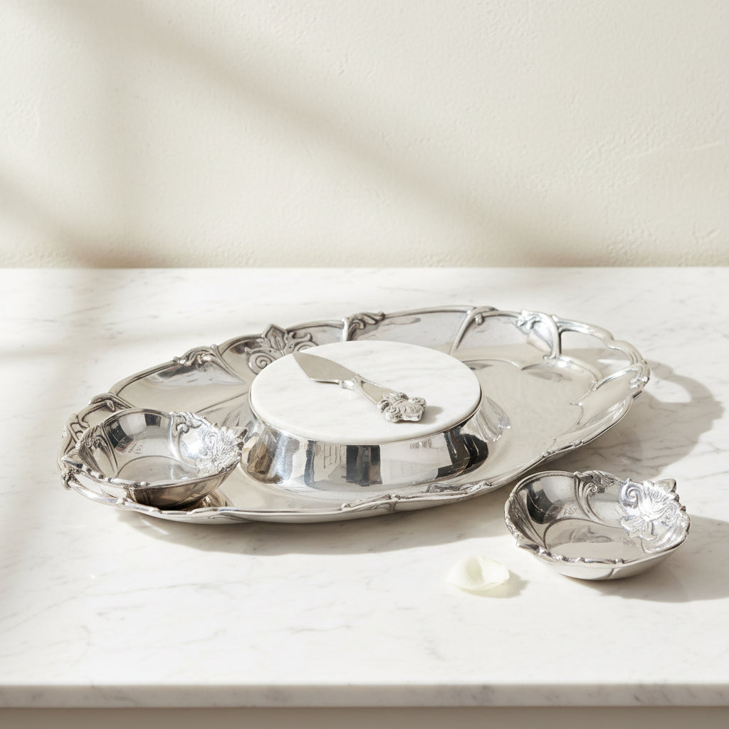 Fleur-De-Lis Tray Entertainment 12