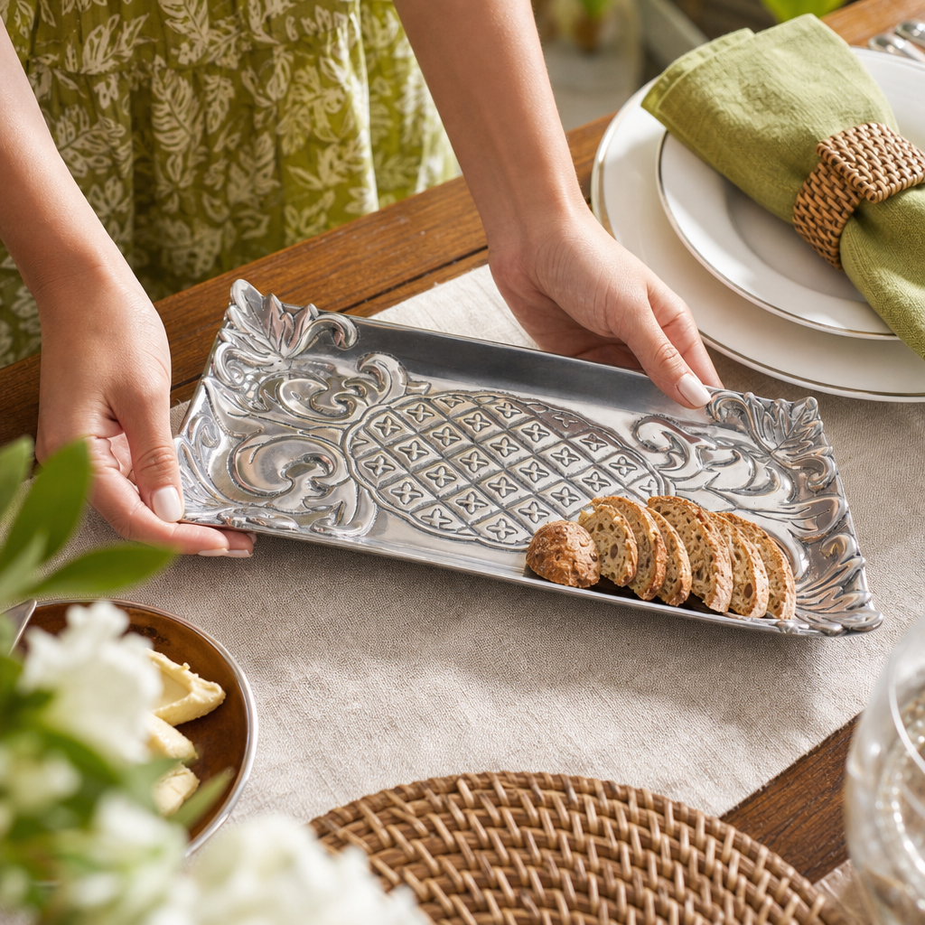 Pineapple Bread Tray 6x12 4