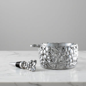 Grape Wine Caddy and Stopper Set 10