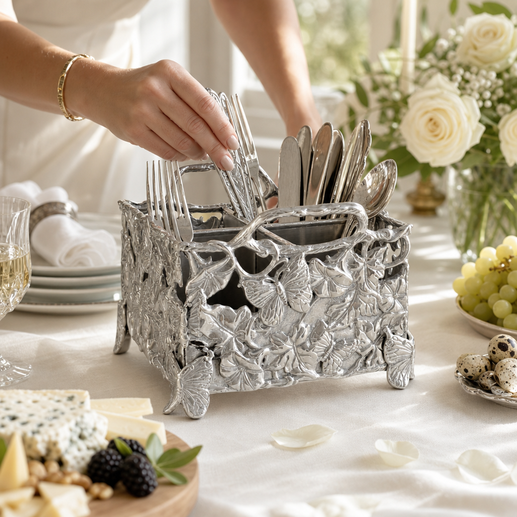 Butterfly Flatware Caddy 12