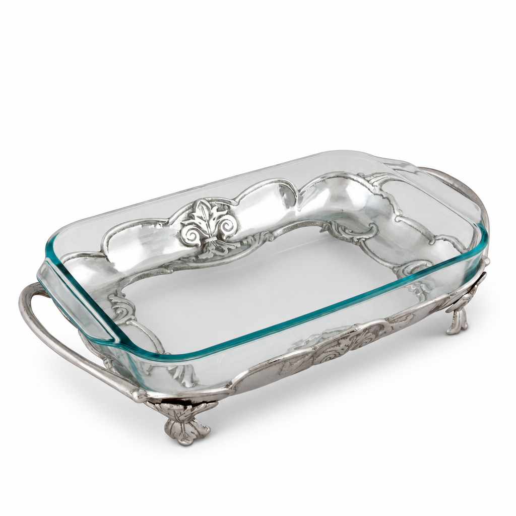 Fleur-De-Lis Pyrex Holder 3qt 1
