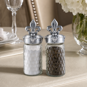 Fleur-De-Lis Salt and Pepper Set 2
