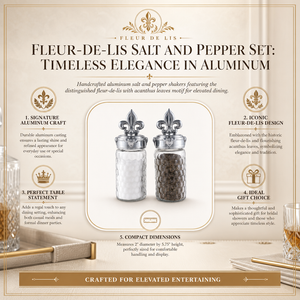 Fleur-De-Lis Salt and Pepper Set 15