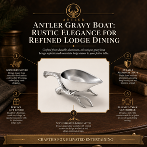 Antler Gravy Boat 12