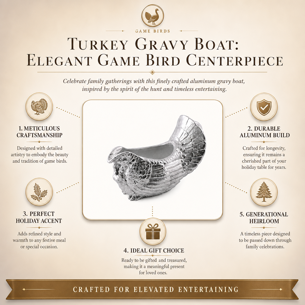 Turkey Gravy Boat 16