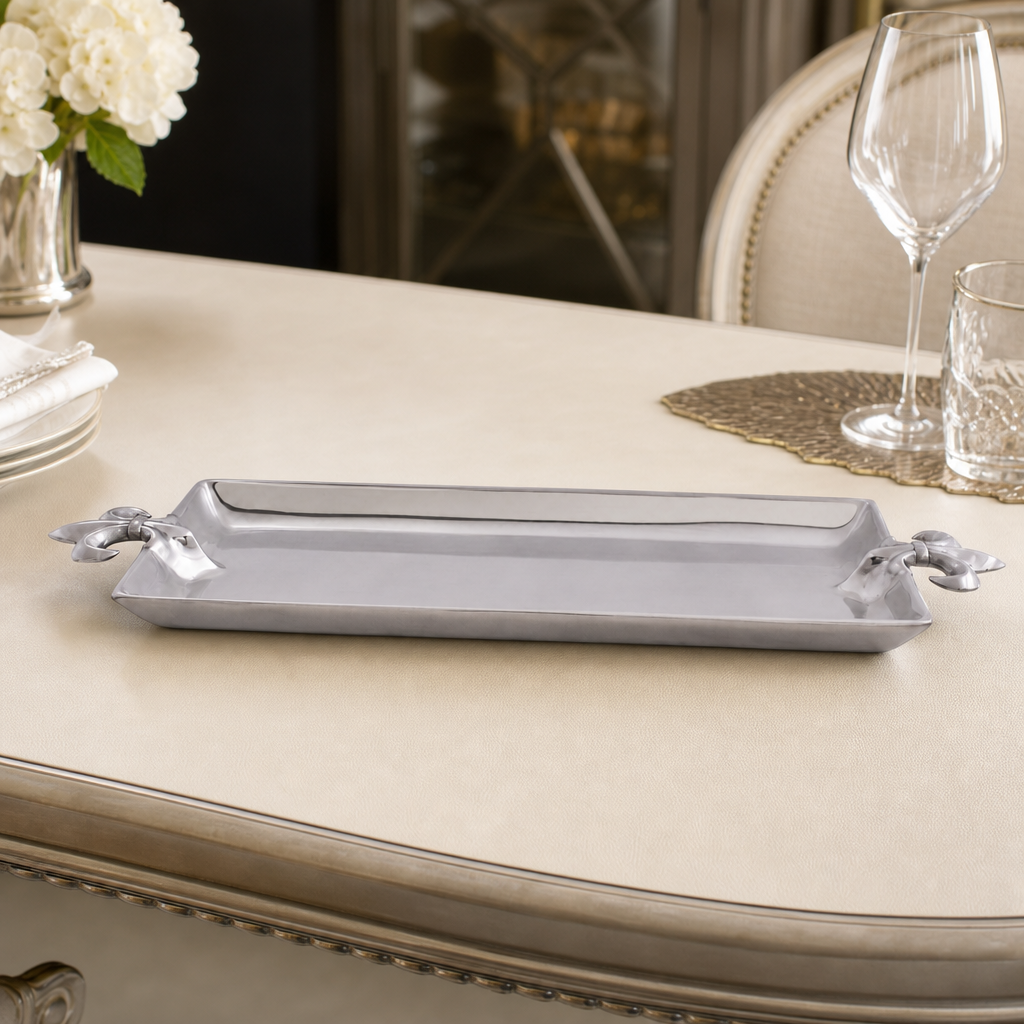 French Lily Oblong Tray 3
