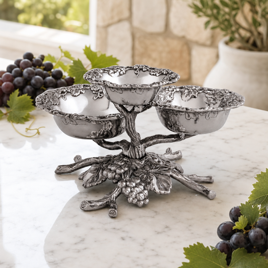 Grape 3-Tiered Bowl 1