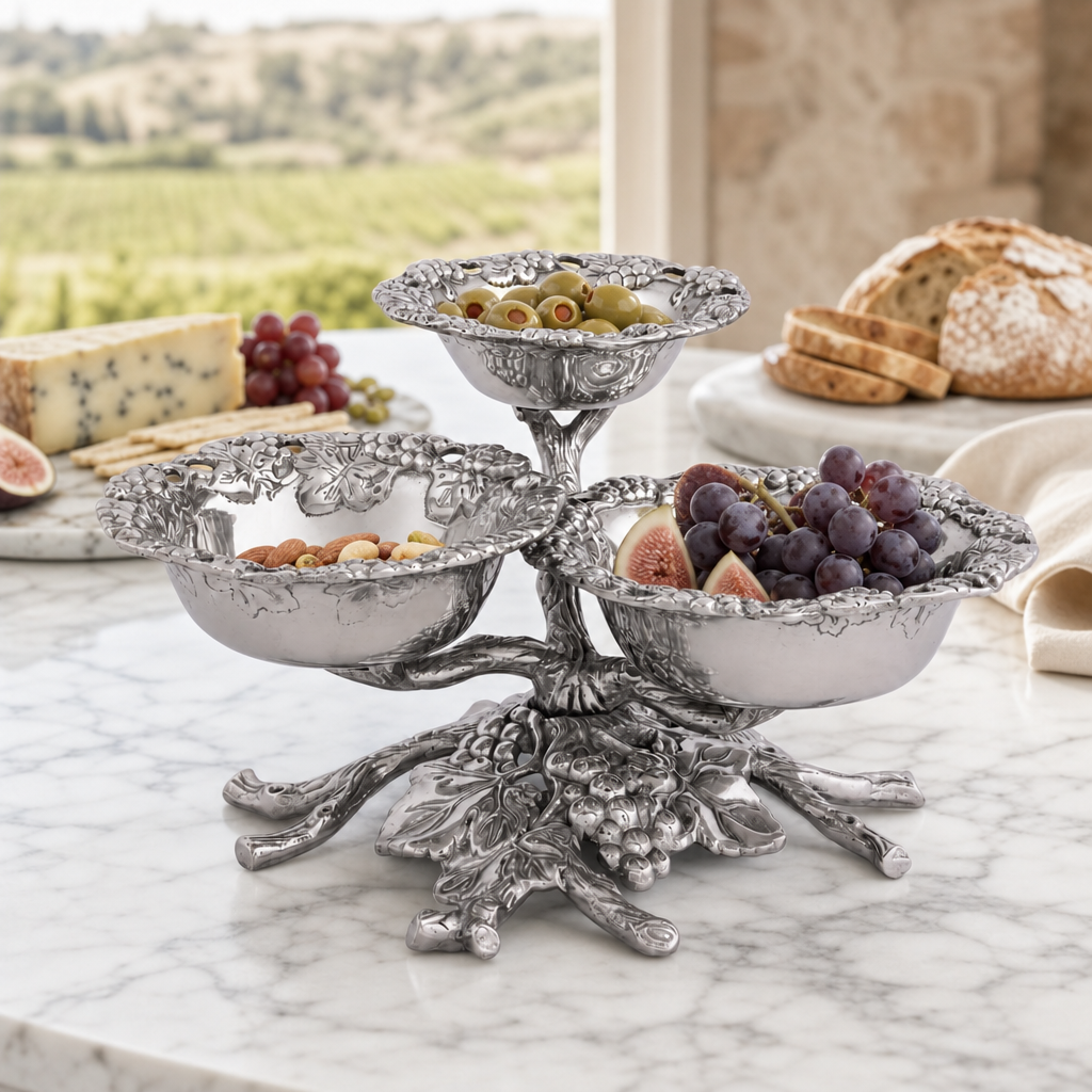 Grape 3-Tiered Bowl 6
