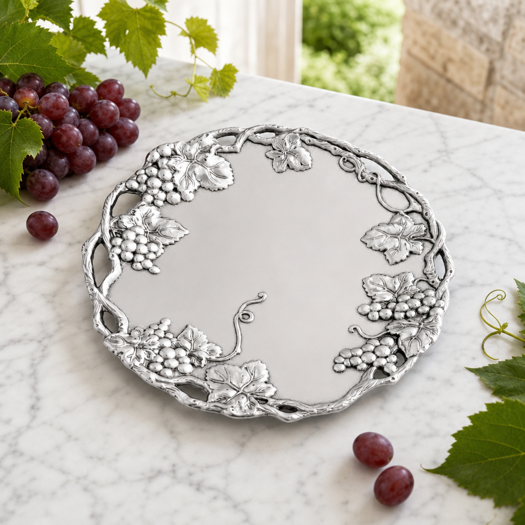 Grape Round Tray 15 2