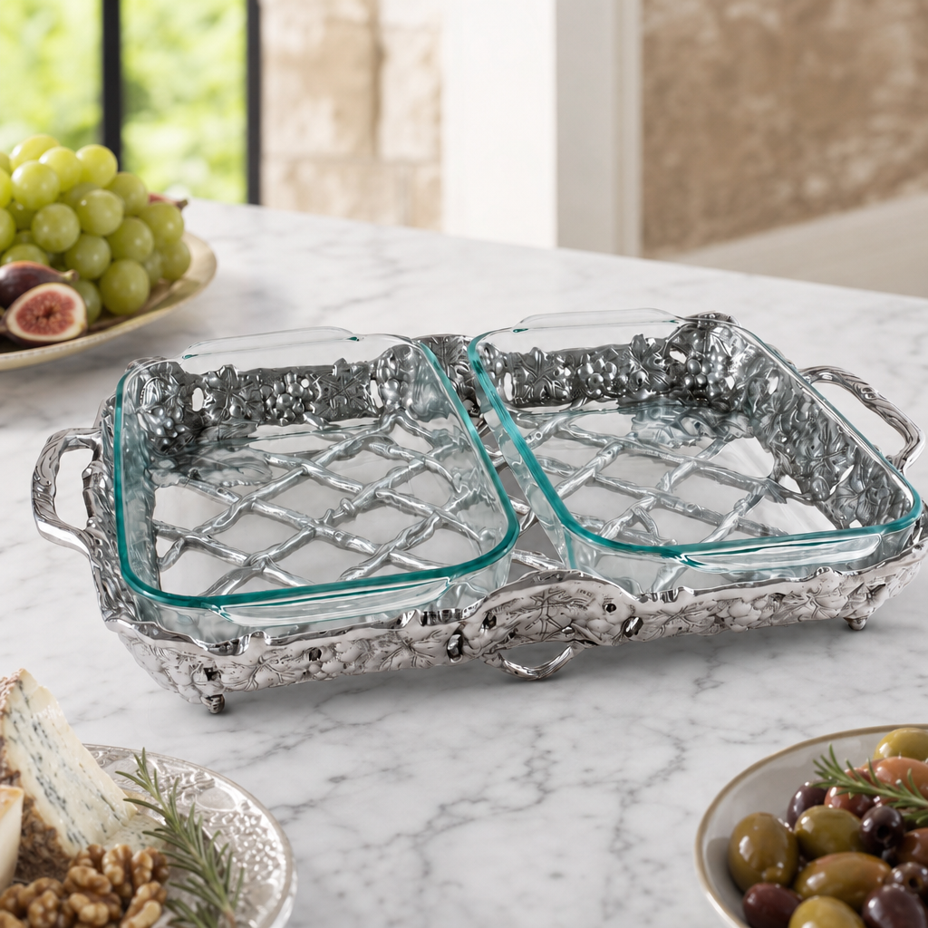 Grape Pyrex Holder 2qt 4