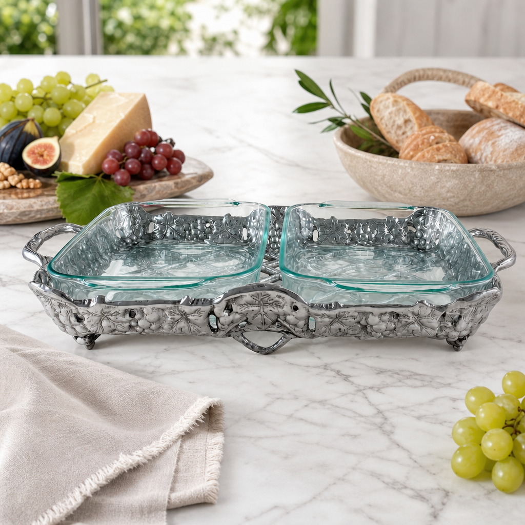 Grape Pyrex Holder 2qt 6