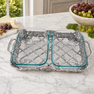 Grape Pyrex Holder 2qt 7