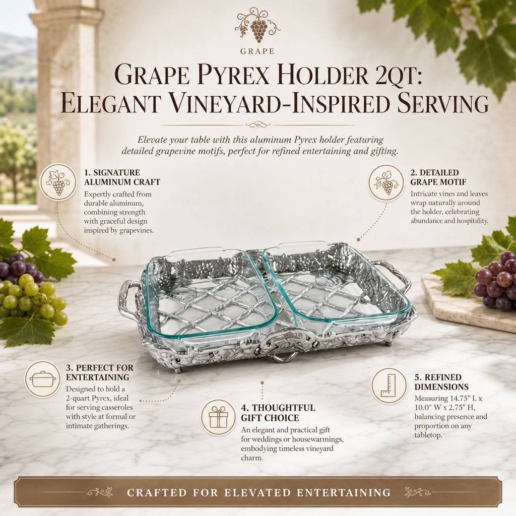 Grape Pyrex Holder 2qt 11