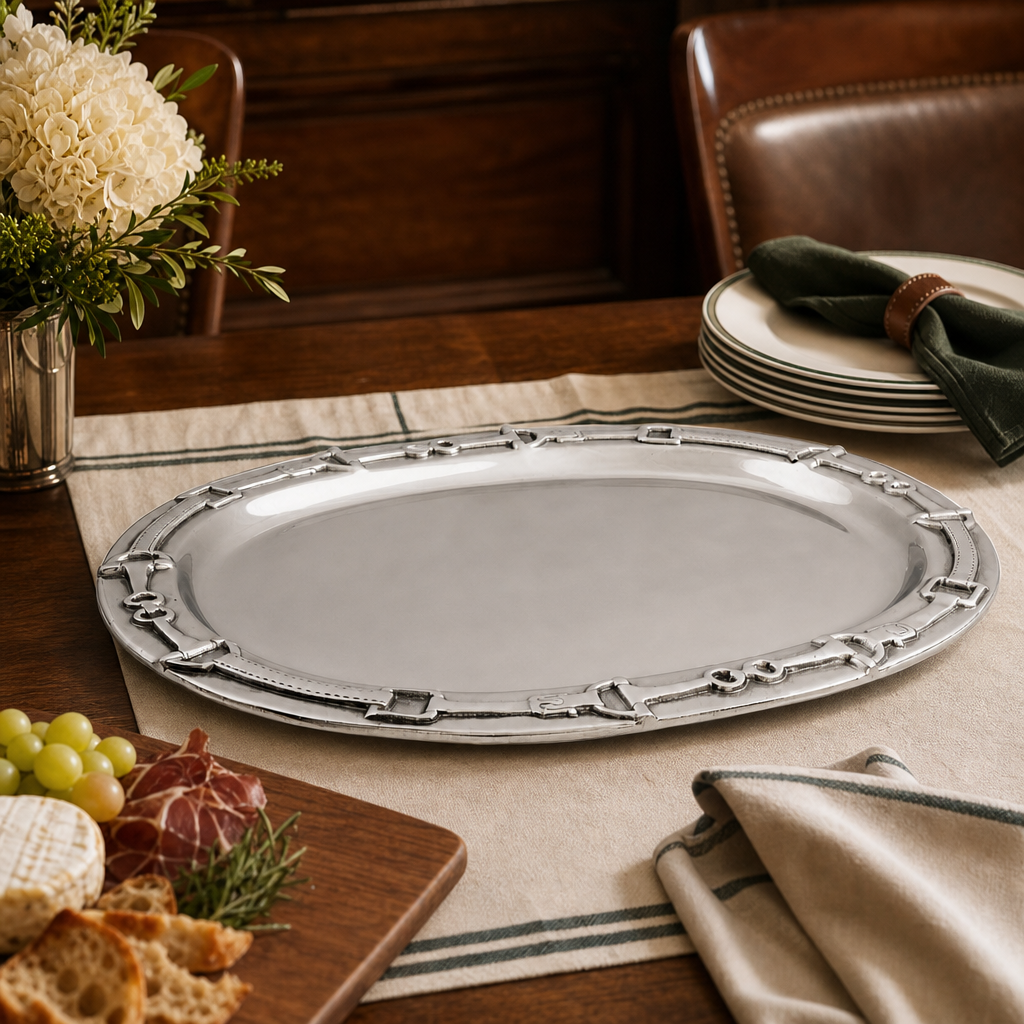 Equestrian Oval Platter 8